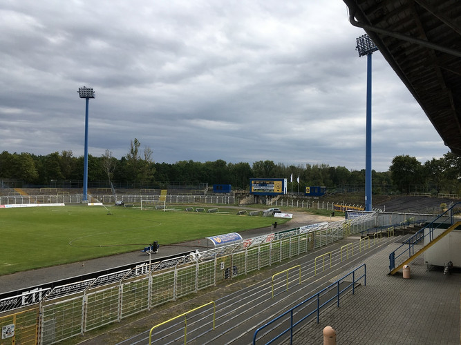 Bruno-Plache-Stadion des 1. FC Lokomotive Leipzig
