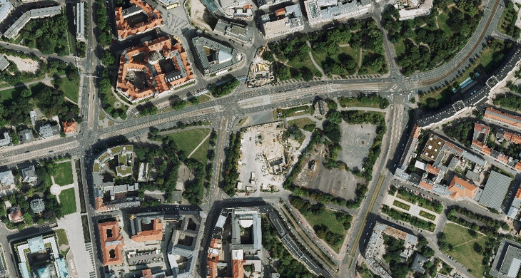 Luftbild Wettbewerbsstandort Wihelm-Leuschner-Platz