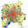 Kartenansicht der Stadt Leipzig zu Versiegelungsflächen