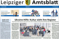 Leipziger Amtsblatt Nr. 7/2022 Titelbild (Auszug)
