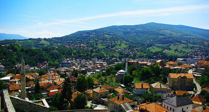 Travnik city view