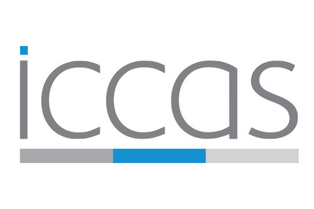 Logo ICCAS - Innovation center computer assisted surgery mit Schriftzug ICCAS