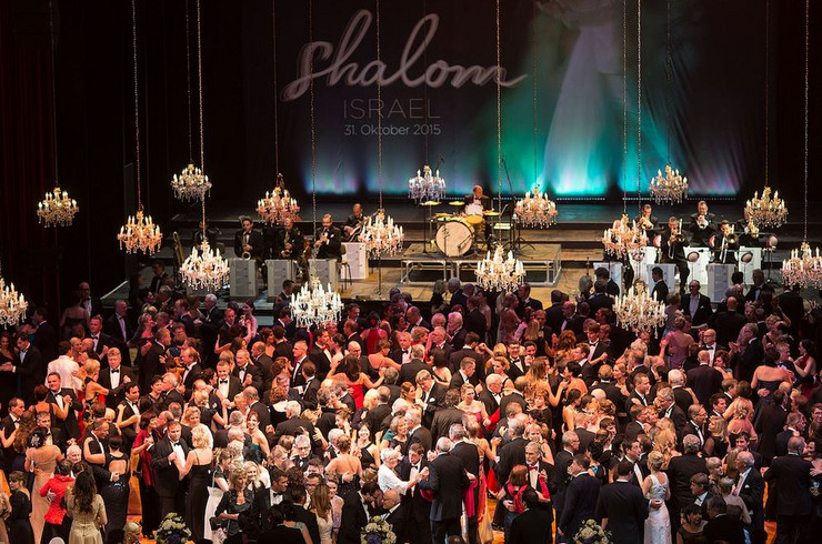 Blick in den Ballsaal des Leipziger Opernballs 2015