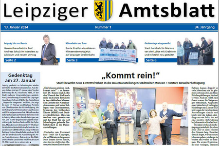 Leipziger Amtsblatt Nr. 01/2024 vom 13. Januar 2024