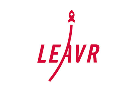 Logo LEAVR Sudio mit Schriftzug LEAVR