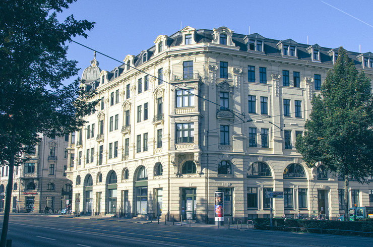 Ansicht des Bürgerbüros in der Otto-Schill-Straße.
