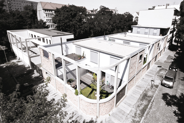Der Architekturpreis 2013 ging an die Gartenhofhäuser in der Audorfstraße