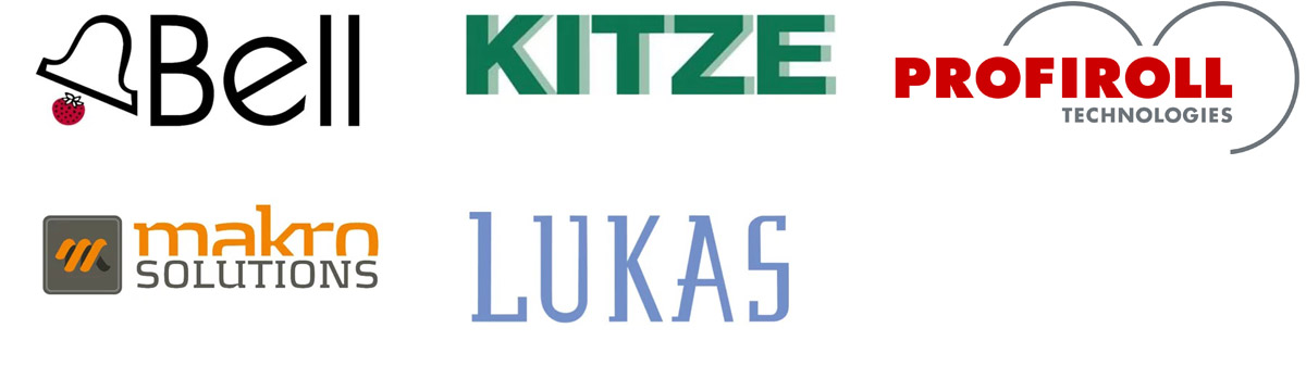 Logos Industrieforum: Bell, Kitze, Macro Solutions, Lukas, Profiroll
